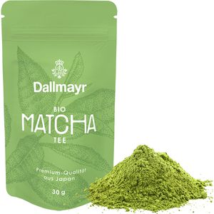 Dallmayr Matcha Grünteepulver Premium Qualität, BIO, aus Japan, erste Ernte, 30 g