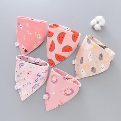 Tiny Tots Teens Trends Kids Cartoon Triangle Cotton Bib, Baby Bandana Bibs Scarf Burp Cloths, Saliva For Newborn Infant Toddler Boys Girls letter Dog