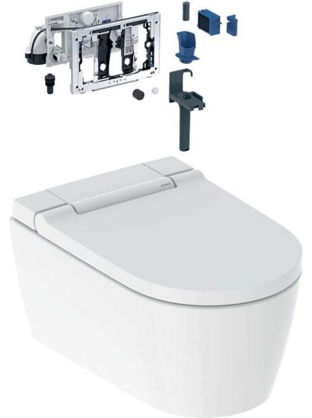 Geberit WC-Komplettanlage AquaClean Sela mit Wand-WC, weiß KeraTect