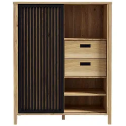 FORTE Highboard Jytana Braun Eiche
