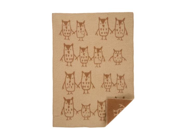 Klippan Yllefabrik Couverture pour enfant Hand in Hand 65x90 cm Taupe