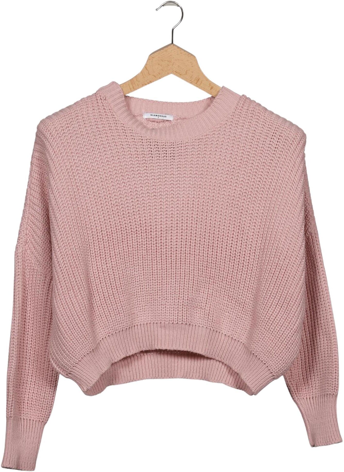Glamorous Damen Pullover, Pink, Gr. M, Synthetik - Second Hand