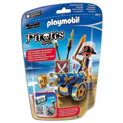 PLAYMOBIL® 6164 Pirates Blaue App-Kanone mit Piraten-Offizier