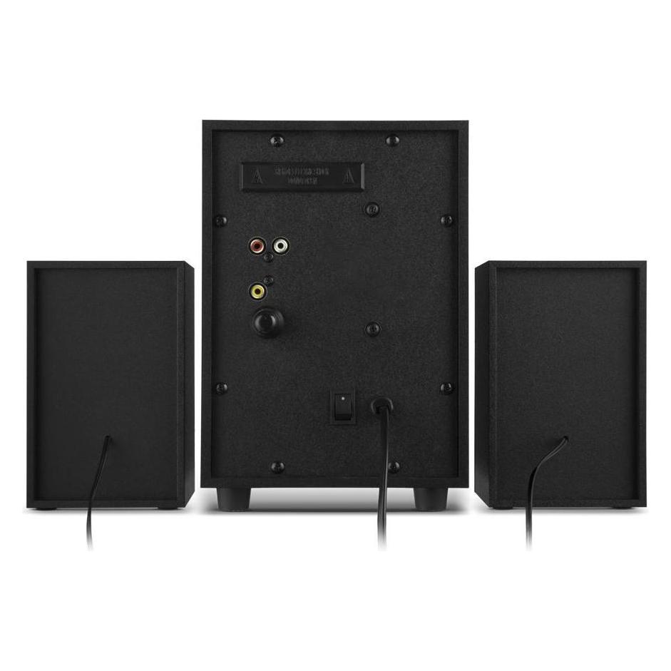 Sven 2.1 speakers MS-312, black, Bluetooth, FM, USB,, RC unit, power output + (RMS) (SV-020897)