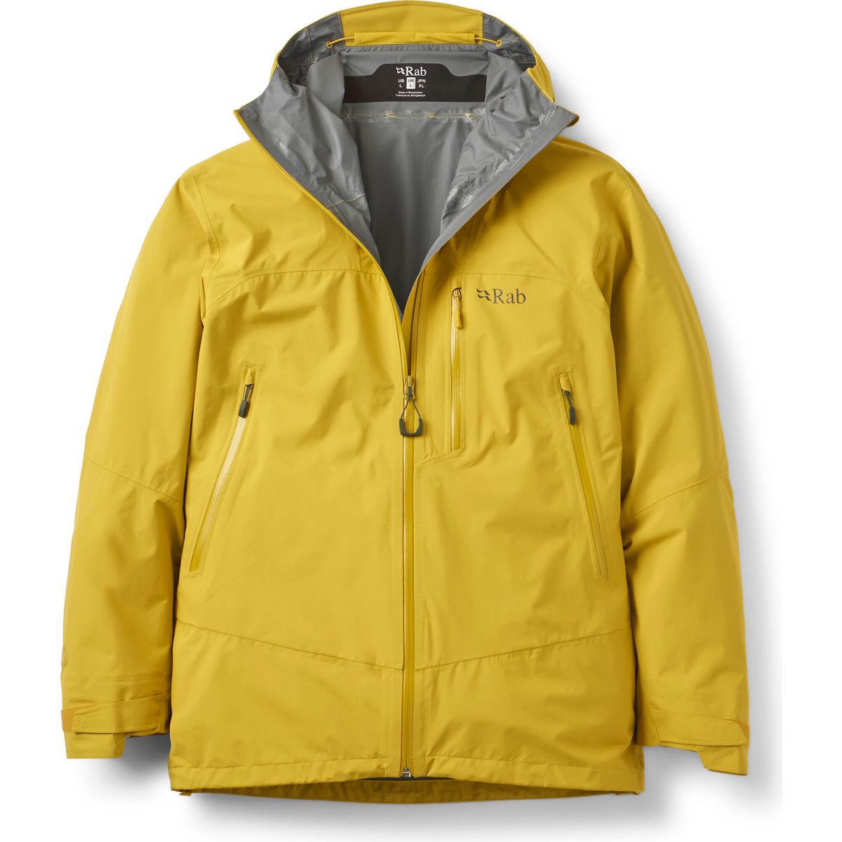 Rab Downpour Mountain Jacket dark pollen (DPL) XL QWI-11-DPL-XLG