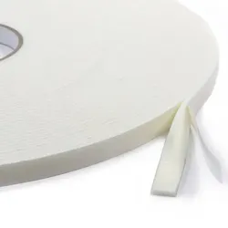 Doppelseitiges PE-Schaumklebeband, weiß, 3 mm dick, stark haftend, EL300 15 mm, Papier
