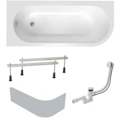 Laguna Rajka Asymmetrische Badewanne SIKOVRAJ170LANP