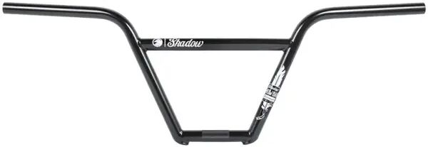 BMX Lenker Shadow Crowbar Featherweight 4-Piece (9.1" - Matte Black)