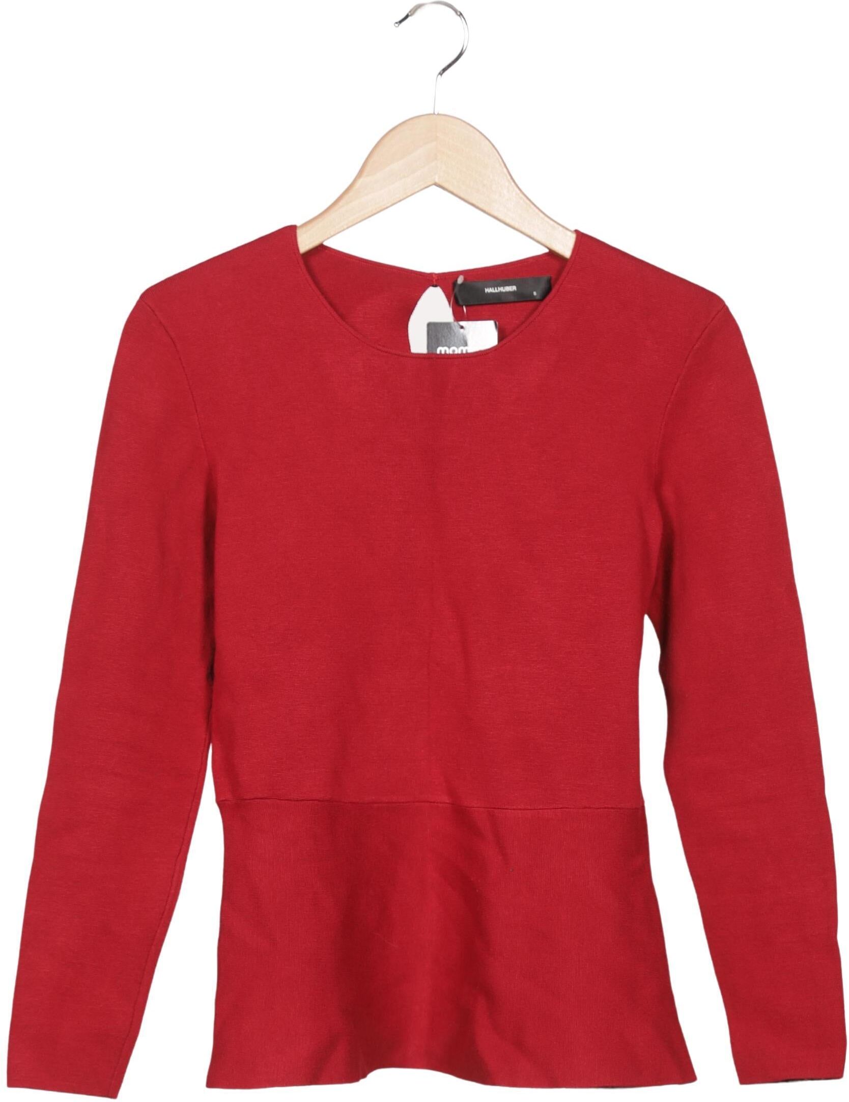 Hallhuber Damen Pullover, Rot, Gr. S, Viskose / Synthetik - Second Hand