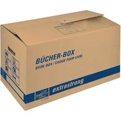 tidyPac® Umzugskartons Bücher-Box 58,0 x 30,0 x 33,5 cm