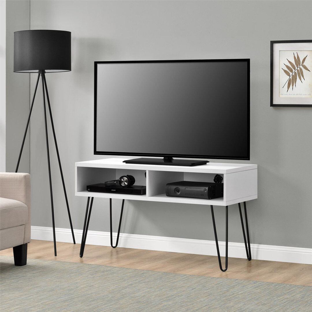 Hykkon Adlai TV Stand for TVs up to 42" White 42"