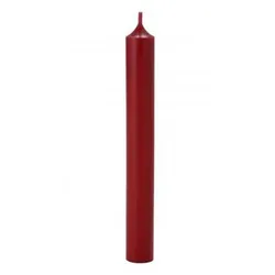 Stearin Stabkerze - himbeerrot