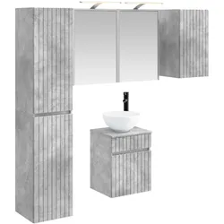 vidaXL, Badezimmerschrank, Badezimmerschrank