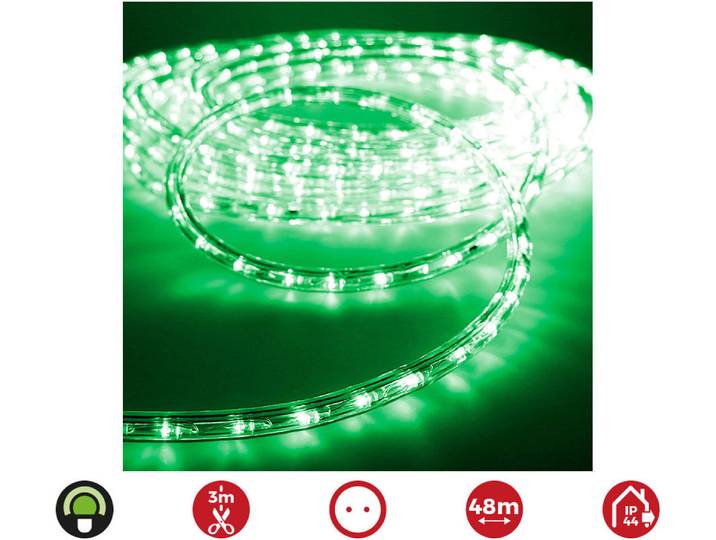 Tube Flexiled Vert 48m éclairage Led Flexible Vert 48m\, Ip44 - Edm