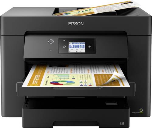 Epson WorkForce WF-7830DTWF Multifunktionsdrucker Tintenstrahl Farbe A3 Drucker, Scanner, Kopierer, Fax Duplex, LAN, USB, WLAN
