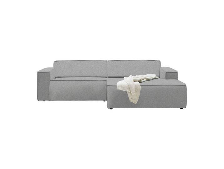 Wohnlandschaft Samt Silberfarben