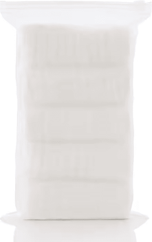 Uplift Curations 6 Layer Muslin Baby Towel Set Ultra Soft Cotton Washcloths & Burp Cloths (5pcs) white