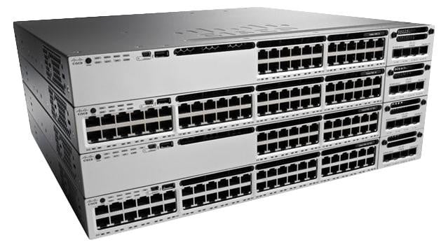 Cisco Catalyst WS-C3850-48T Layer 3 Switch met 48 poorten en uitbreidingssloten