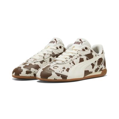 Sneaker PUMA "REPLICATCH WILD", Damen, Gr. 38,5, chestnut braun, puma weiß, Synthetik, Schuhe Sneaker