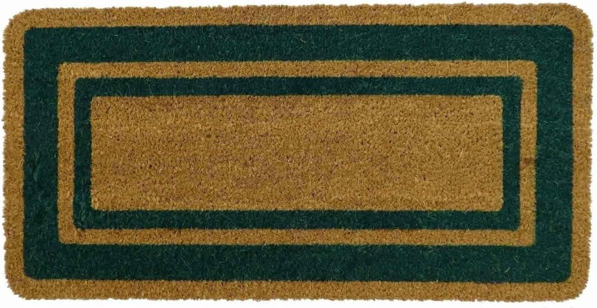Groene kokosvezel deurmat voor buiten, 40 x 70 cm