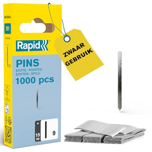 Rapid nietjes No. 9, 15 mm voor Rapid 1000