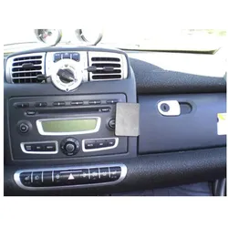 Brodit 854246 Autohalterung Smart ForTwo 08-10, Smartphone Halterung, Schwarz