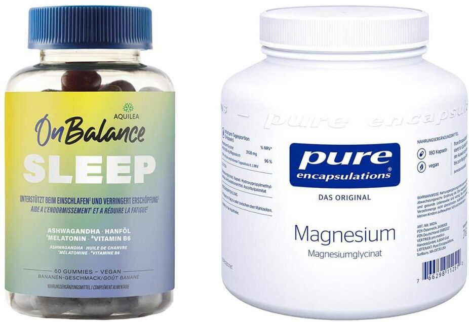 Aquilea Onbalance Sleep Gummies + Pure Encapsulations Magnesium