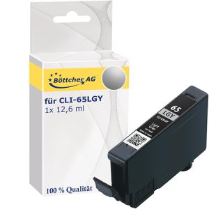 kompatibel für Canon CLI-65LGY, Tinte, 12,6 ml, lichtgrau