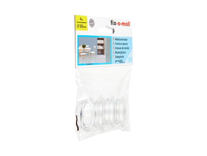Fix-O-Moll Möbeluntersetzer Rund 3 cm 4 Stück