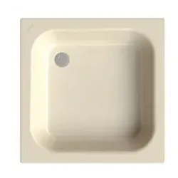 Bette BetteQuinta Duschwanne 5540-001 75x75x15cm, pergamon