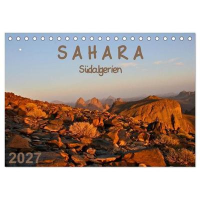 Sahara - Südalgerien (Tischkalender 2027 DIN A5 quer), CALVENDO Monatskalender