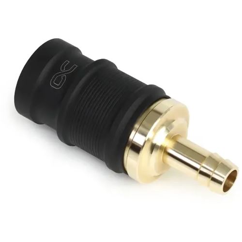 Alphacool ES Quick Release BLH1A PushIn Female with barbed fitting for 12.7/7.6mm