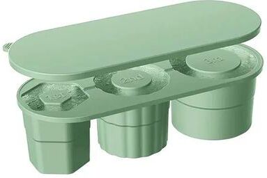 Inspire Curations Stanley Tumbler Ice Cube Tray With Lid Silicone Ice Mold For 20oz, 30oz & 40oz Cups green
