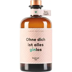 Flaschenpost 'Ohne dich ist alles ginlos' Gin 41 % vol. 0,5 l