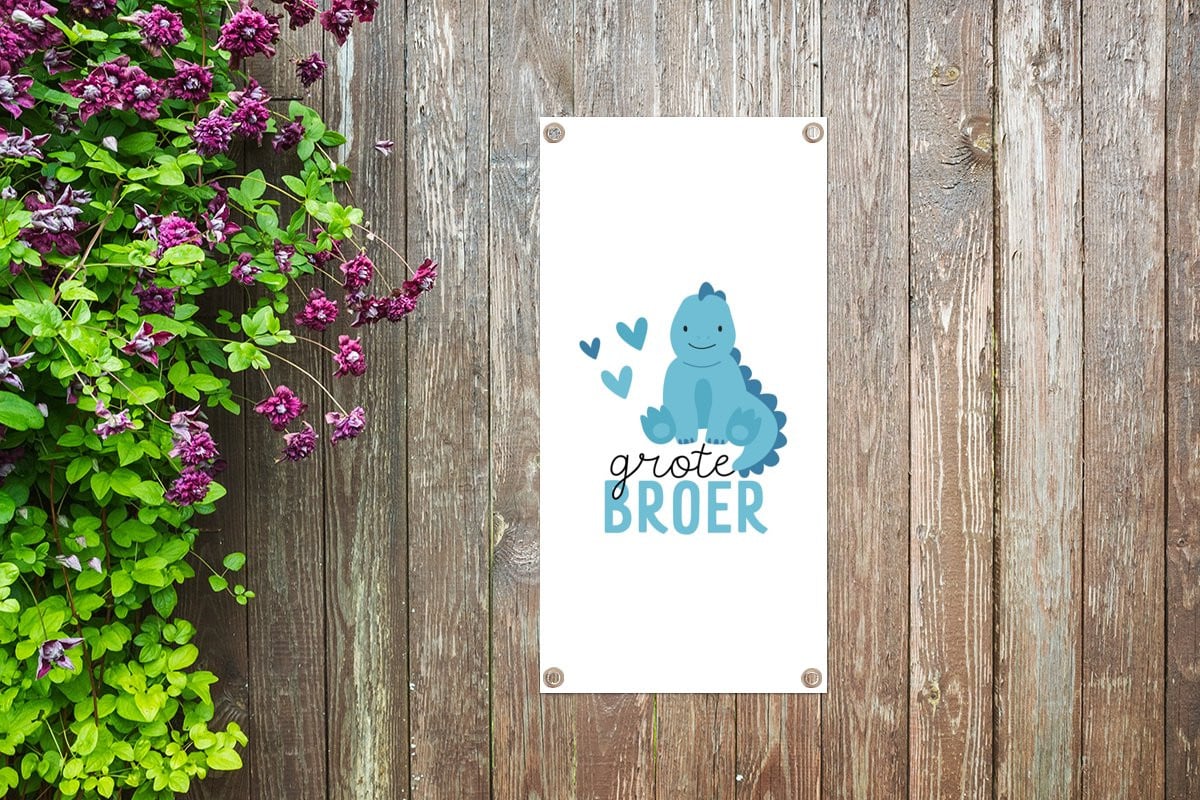 GreatGardenPosters Tuinposter Grote Broer - Wanddecoratie Buiten - 40 x 80 cm