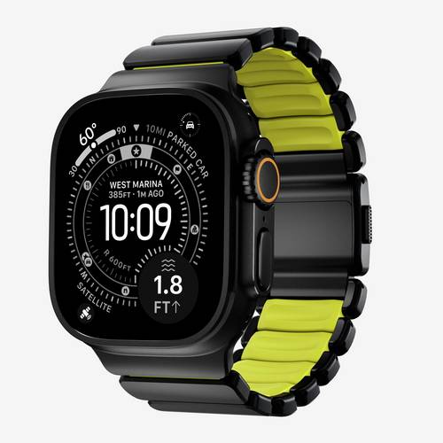 Nomad Stratos Band Titanium Black 49mm V Armbandschlaufe Schwarz