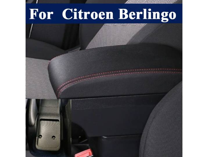 Boîte d'accoudoir pour Citroen Berlingo, boîte d'accoudoir pour Peugeot Partner Tepee, boîte de rangement dédiée, accessoires de voiture