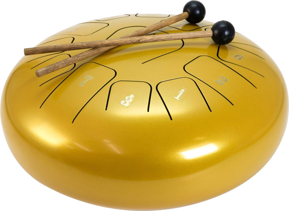 Dimavery Td-12, Steel Tongue Drum, Gold