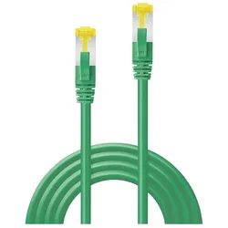 Lindy 15m RJ45 S/FTP LSZH Netzwerkkabel, Grün Cat.6A Stecker,Cat.7 Rohkabel (S/FTP, CAT7, 15 m), Netzwerkkabel