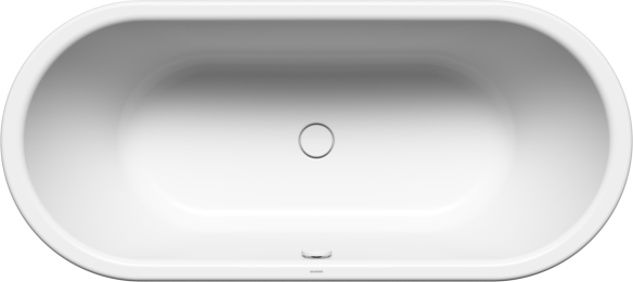 Kaldewei CENTRO DUO OVAL 128 Badewanne oval 282800011001 180x80cm, Invisible Grip, glänzend, alpinweiß
