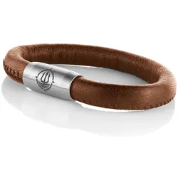 SEEMANNSGARN - LEDERARMBAND SYLT - braun - 8 MM