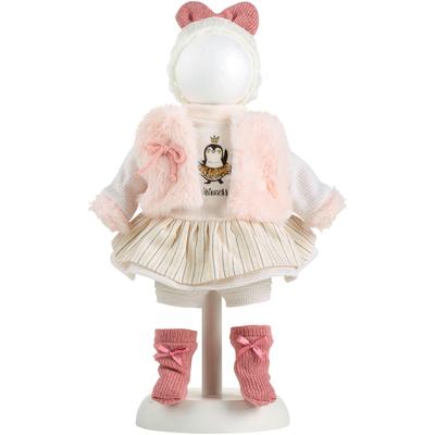 Puppenkleidung LLORENS "Kleiderset Pinguin, 35 cm", bunt, Puppenkleidung, Kinder