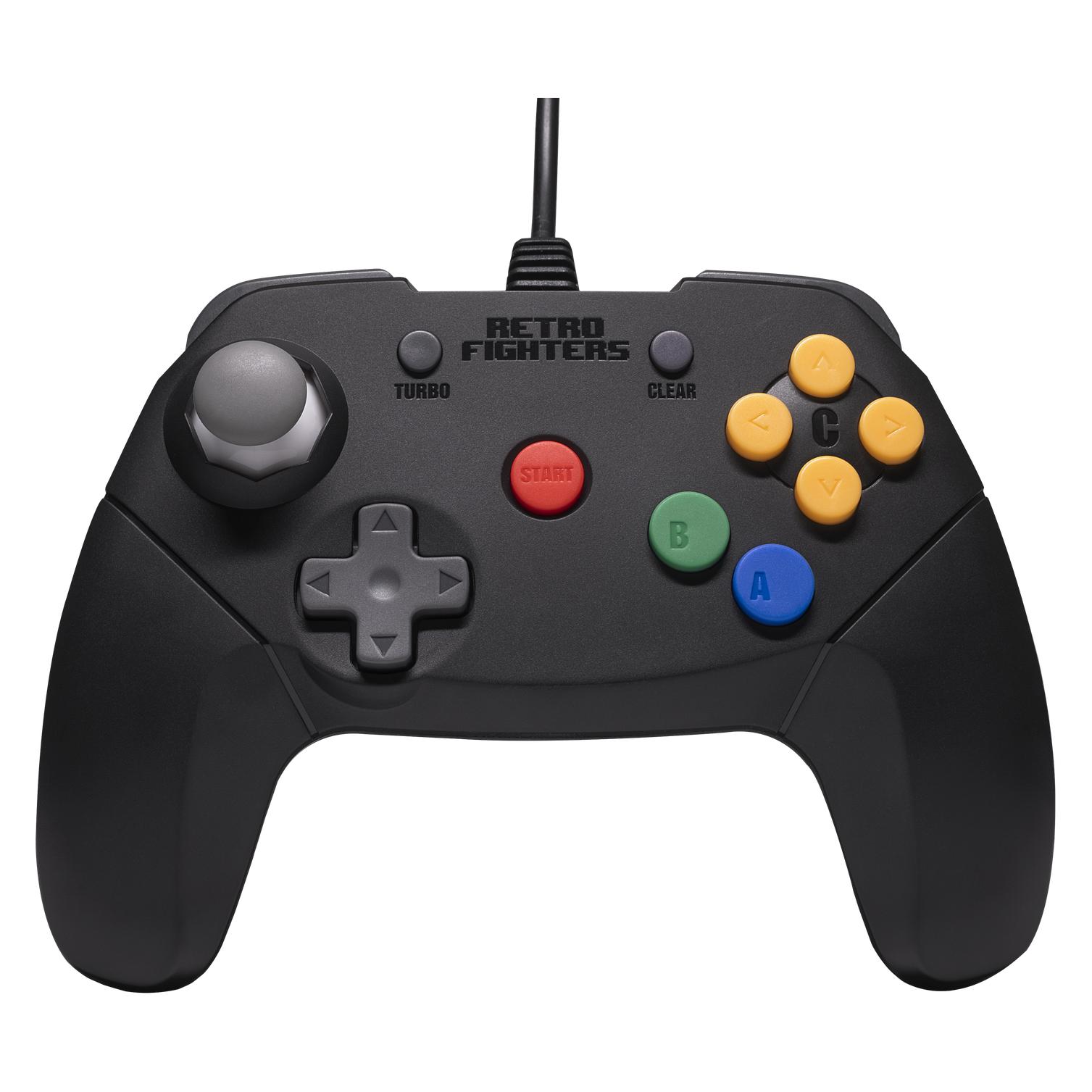 Retro Fighters Retro-Fighters - Brawler64 Wired Controller - Black (RET00429)