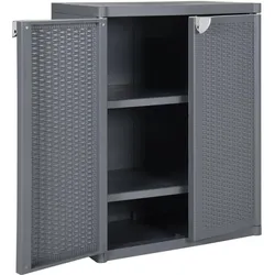 vidaXL, Gartenhaus + Gartenschrank, Forstinning (2 Böden)