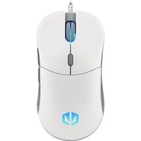GEM Plus Onyx White, Gaming-Maus weiß/grau