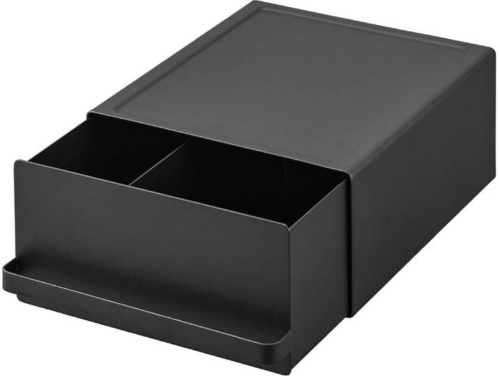 Yamazaki arbeitsplattenorganisator schublade - Schwarz - Sortierboxen Einstellbar