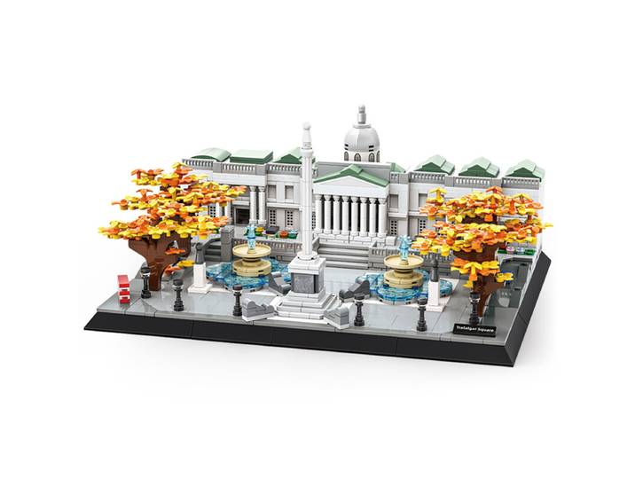 WANGE Trafalgar Square-Londen, Engeland 1245 Stuks Bouwstenenset voor Hobbybouwers