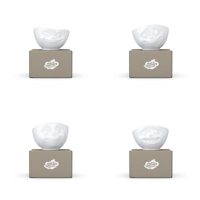 Fiftyeight Schalen-Set 4-tlg. 1000 ml Nr 001 weiß Müslischalen