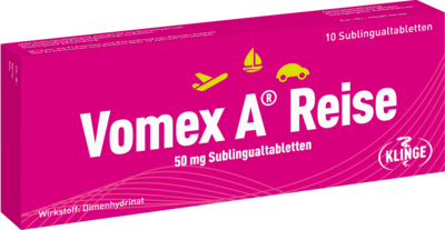 Klinge Pharma GmbH VOMEX A Reise 50 mg Sublingualtabletten 10 St 12557966