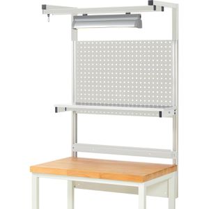 Rau System-Aufbau Komplettset 04, für Arbeitstisch/Werkbank mit Produktbreite 100cm